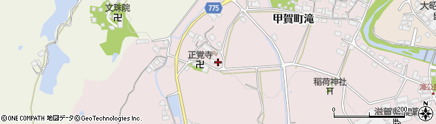 滋賀県甲賀市甲賀町滝2159周辺の地図