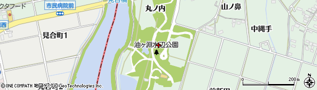 愛知県安城市東端町丸ノ内周辺の地図