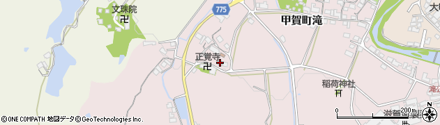滋賀県甲賀市甲賀町滝2160周辺の地図