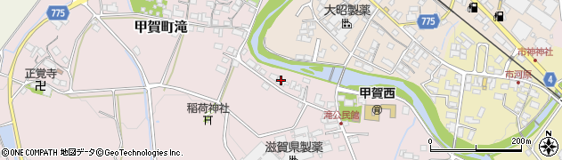 滋賀県甲賀市甲賀町滝943周辺の地図