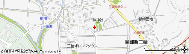 三輪鍼灸院周辺の地図
