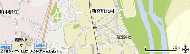 兵庫県たつの市新宮町北村85周辺の地図