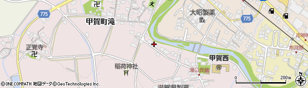 滋賀県甲賀市甲賀町滝958周辺の地図