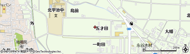 京都府宇治市槇島町（五才田）周辺の地図