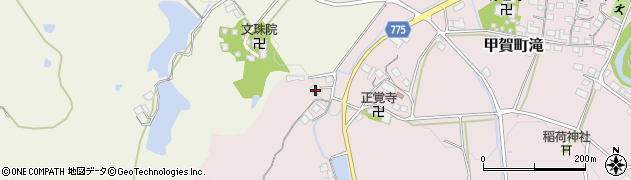 滋賀県甲賀市甲賀町滝2115周辺の地図