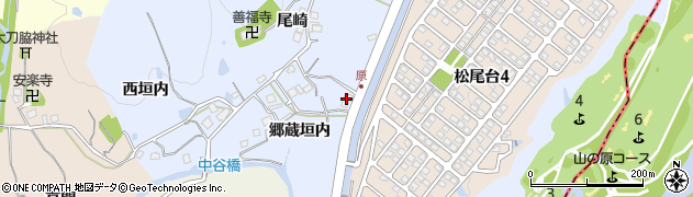 兵庫県猪名川町（川辺郡）原（上田尻）周辺の地図