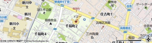 セリアドミー新川店周辺の地図