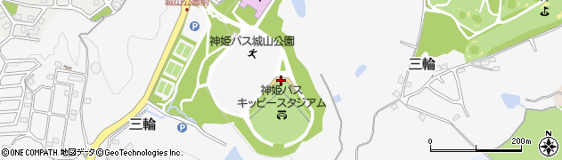 三田市立公園城山公園管理事務所周辺の地図