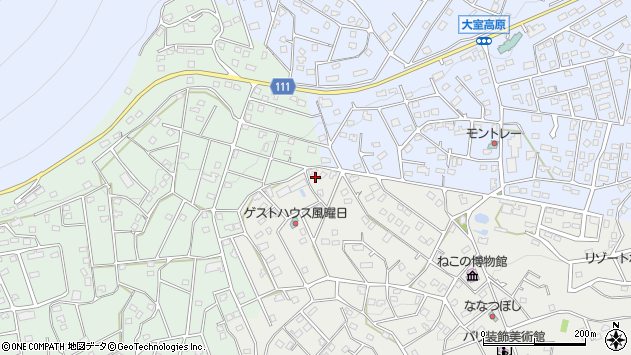 〒413-0235 静岡県伊東市大室高原の地図