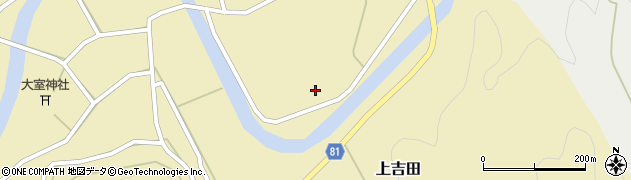 愛知県新城市上吉田（松沢）周辺の地図