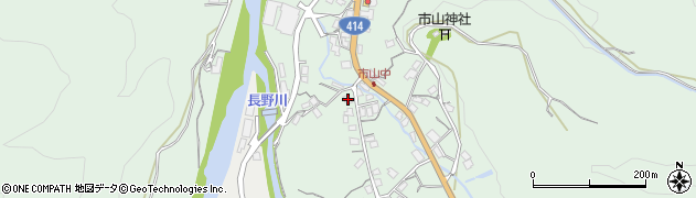 静岡県伊豆市市山604周辺の地図