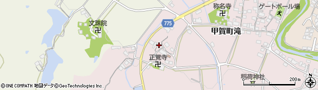 滋賀県甲賀市甲賀町滝2130周辺の地図