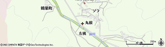 愛知県岡崎市鶇巣町丸根9周辺の地図