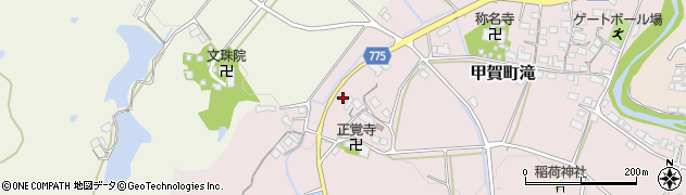 滋賀県甲賀市甲賀町滝2133周辺の地図