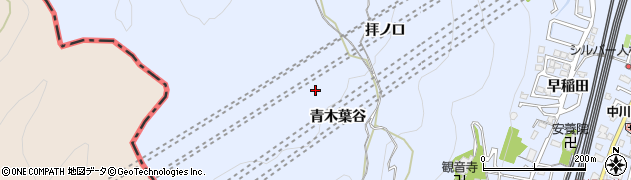 天王山トンネル周辺の地図