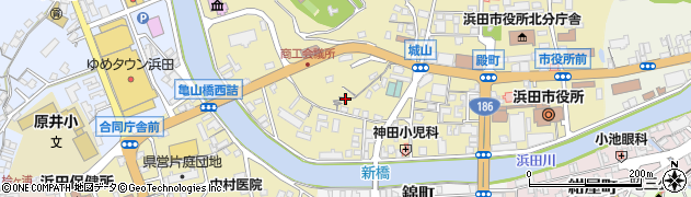 島根県浜田市殿町周辺の地図