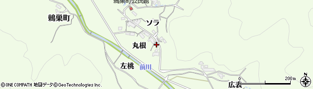 愛知県岡崎市鶇巣町丸根35周辺の地図