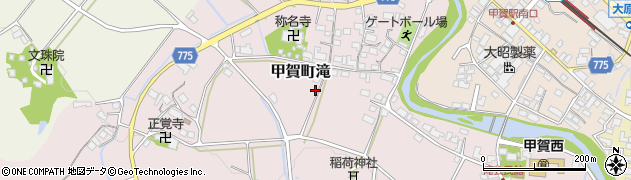 滋賀県甲賀市甲賀町滝2701周辺の地図