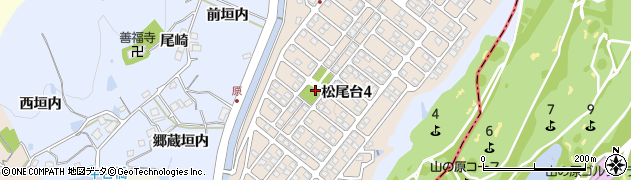 松尾台公園周辺の地図