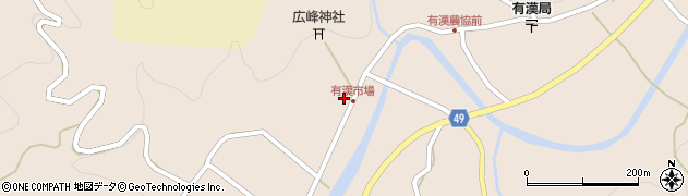 岡山県高梁市有漢町有漢2096周辺の地図
