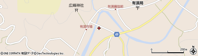 岡山県高梁市有漢町有漢10133周辺の地図