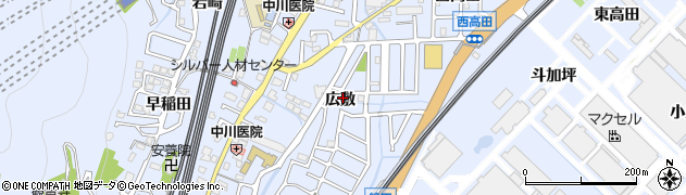 京都府大山崎町（乙訓郡）大山崎（広敷）周辺の地図