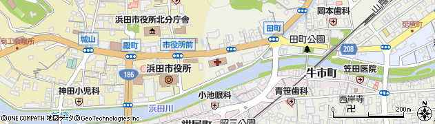 松江地方法務局浜田支局　みんなの人権１１０番周辺の地図