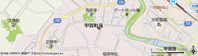 滋賀県甲賀市甲賀町滝1075周辺の地図