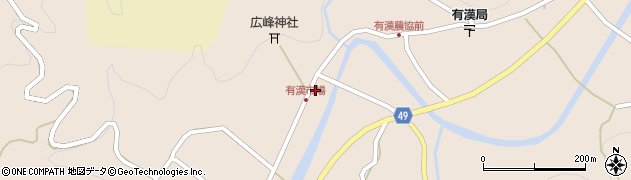岡山県高梁市有漢町有漢2137周辺の地図
