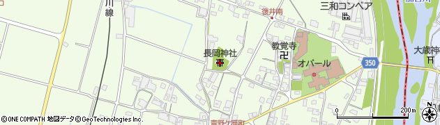 長岡神社周辺の地図