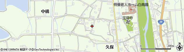 兵庫県姫路市林田町中構44周辺の地図