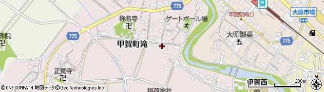 滋賀県甲賀市甲賀町滝1001周辺の地図