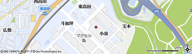 京都府大山崎町（乙訓郡）大山崎（小泉）周辺の地図