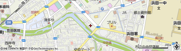 中国労働金庫浜田支店周辺の地図
