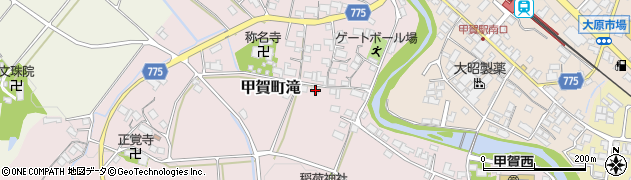 滋賀県甲賀市甲賀町滝1000周辺の地図