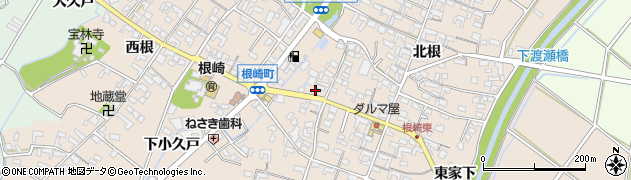 愛知県安城市根崎町周辺の地図