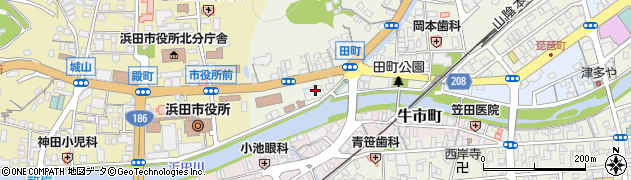 ウエルシア薬局浜田田町店周辺の地図
