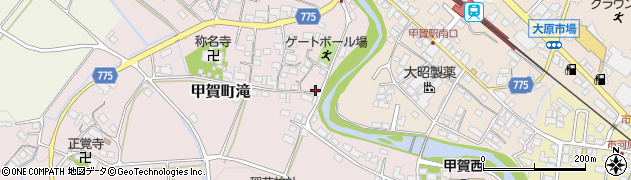 滋賀県甲賀市甲賀町滝1008周辺の地図