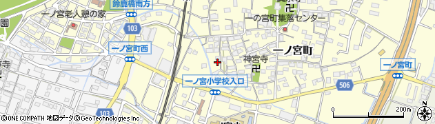 三重県鈴鹿市一ノ宮町1225周辺の地図