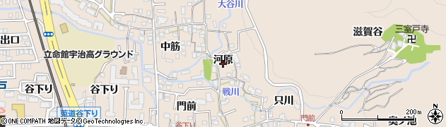 京都府宇治市莵道（河原）周辺の地図