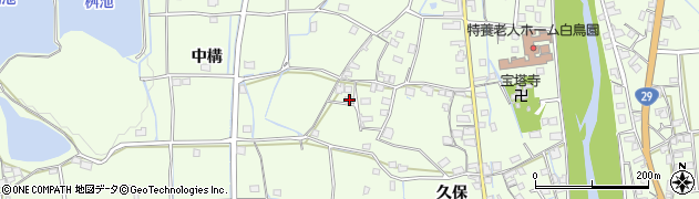 兵庫県姫路市林田町中構38周辺の地図