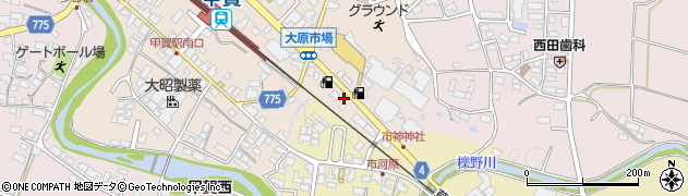 滋賀県甲賀市甲賀町大原市場7-5周辺の地図