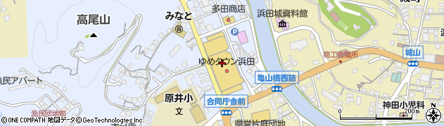 ダイソーゆめタウン浜田店周辺の地図