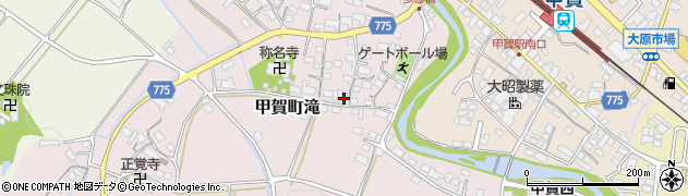 滋賀県甲賀市甲賀町滝1050周辺の地図