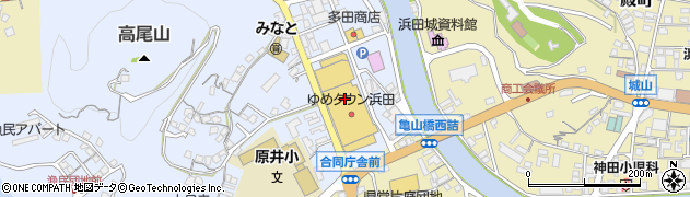 株式会社ニッタゆめタウン浜田店周辺の地図