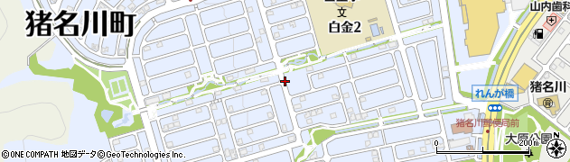 兵庫県川辺郡猪名川町白金周辺の地図