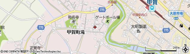 滋賀県甲賀市甲賀町滝1048周辺の地図