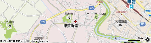 滋賀県甲賀市甲賀町滝1064周辺の地図