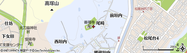 兵庫県猪名川町（川辺郡）原（坊ノ谷）周辺の地図