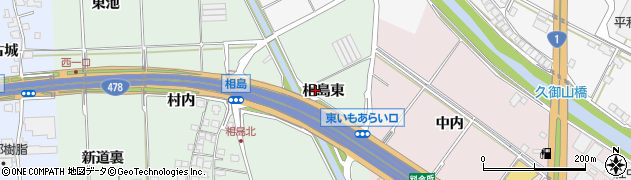 京都府久世郡久御山町相島相島東周辺の地図